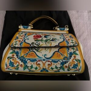 Tiffany & Fred Multi color bag w/strap